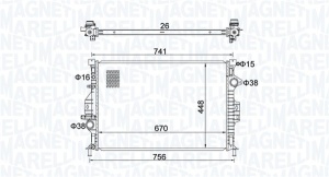 Radiator motor potrivit VOLVO S60 II, S80 II, V40, V60 I, V70 III, V70 III/KOMBI, XC60 I, XC70 II; FORD C-MAX II, FOCUS III, FOCUS III/HATCHBACK, GALAXY II, GALAXY MK II 1.5-4.4 - Img 4