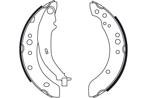 Sabot frana potrivit MITSUBISHI COLT VI; SMART FORFOUR 1.1-1.5D 01.04-06.12 - Img 3