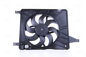 Ventilator radiator (cu carcasa) potrivit NISSAN QASHQAI I, QASHQAI II 1.2-2.0D 11.06- - Img 1