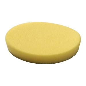 Burete abraziv lustruire SPONGE YELLOW FINE 140 / 20 MM - 2 PC, tip: mediu-tare, diametru: 125/140 mm, grosime: 20 mm, culoare: galben, suporturi de montare: cârlig și buclă, 2 buc - Img 2