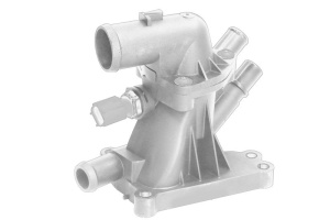 Carcasa termostat (cu termostat si garnituri) potrivit FORD B-MAX, C-MAX II, ECOSPORT, FIESTA VI, FIESTA VII, FOCUS III, FOCUS III/HATCHBACK, FOCUS III/KOMBI, FOCUS IV 1.0-2.0D 02.12- - Img 1