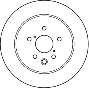 Disc frana Spate Dreapta/Stanga potrivit LEXUS GS, IS C, IS II, IS III; TOYOTA CROWN, MARK X I, MARK X II 2.2D-4.6 09.03- - Img 4