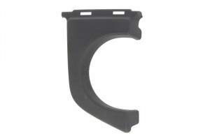 Element Ornament bandou bara spate MOD. 4X4, cu orificiu evacuare, negru potrivit FIAT PANDA, PANDA/HATCHBACK 09.03- 10.04-12.11 - Img 1