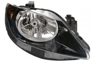 Far Dreapta (halogen, H4, electric, cu motor, culoare insertie: intuneric, culoare semnalizator: transparent) potrivit SEAT IBIZA IV, IBIZA IV SC, IBIZA IV ST -03.12 - Img 1