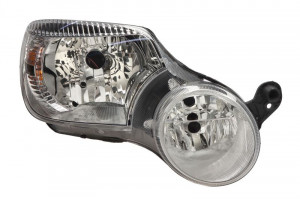 Far Dreapta (halogen, H4/H7/W5W, electric, cu motor, culoare insertie: cromat) potrivit SKODA YETI - Img 1