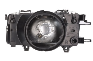 Far fata Dreapta (H4, electric, fara motoras, culoare insert: argintiu) potrivit AUDI 80 B3, COUPE B2, COUPE B3, QUATTRO 01.86-12.91 - Img 2