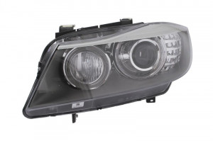 Far Stanga (bi-xenon, D1S/H3/H8, automat, cu motor, culoare semnalizator: portocaliu) potrivit BMW 3 (E90), 3 (E91) 08.08-05.12 - Img 1