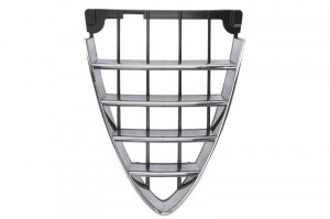 Grila bara Mijloc, plastic, crom potrivit ALFA ROMEO 159 06.05-12.12 Break / Sedan 09.05-11.11 - Img 1