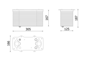 Intercooler potrivit MAN TGS I, TGX I, TGX II D2066LF25-D2676LFAE 06.06- - Img 3