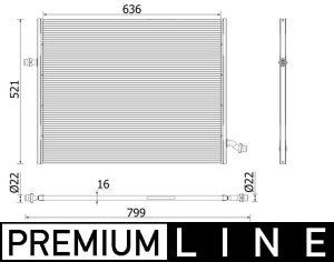 Intercooler potrivit MERCEDES S (A217), S (C217), S (W222, V222, X222) 2.2DH-6.0 05.13-07.20 - Img 3