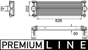 Intercooler potrivit RVI MASCOTT; RENAULT MASTER PRO DXi3-ZD3A604 05.04-12.13 - Img 3