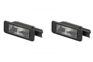 Lumina numar inmatriculare LED, 2 buc., 12V, potrivit CITROEN C4 GRAND PICASSO I, C4 PICASSO I, C5 III, DS4; PEUGEOT 208 I, 308, 508 I 10.06- - Img 1