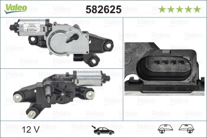 Motor stergator Spate potrivit VW SCIROCCO III 05.08-11.17 - Img 1