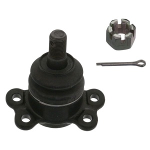 Pivot axa Dreapta/Stanga (superior fata) (diametru con 17,6mm, cu piuliță coroană) potrivit DAEWOO KORANDO, MUSSO; SSANGYONG KORANDO, MUSSO, MUSSO SPORTS 2.2D-3.2 12.88- - Img 1