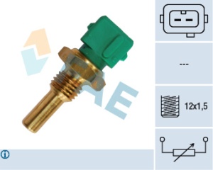 Senzor temperatura lichid racire (numar pini: 2, verde) potrivit DAIHATSU CHARADE III; MAZDA 121 I, 323 C IV, 323 F IV, 323 III, 323 S IV, 626 II, 626 III, 929 III, MX-3 1.0-4.0D 08.80-12.04 - Img 3