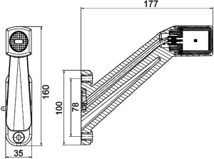 Stop spate dreapta Hybrid (LED/P21W, 24V, cu intermitent, cu lumina de ceata, lumina de marșarier, cu lumina stop, lumini parcare, lumina laterala) - Img 4