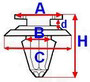 Suport, reflector (aplicatie: Stopuri spate, cantitate per impachetare: 5 buc.) potrivit MERCEDES SPRINTER 3,5-T (B906), SPRINTER 4,6-T (B906), SPRINTER 5-T (B906) 04.06- - Img 2