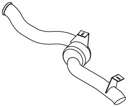 Toba esapament Spate EURO 5 potrivit DAF CF 85 MX265-MX375 10.05-12.20 - Img 3