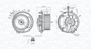Ventilator habitaclu potrivit AUDI A3, Q2, Q3; SEAT ATECA, LEON, LEON SC, LEON ST, LEON ST/KOMBI, LEON/HATCHBACK, TARRACO; SKODA KAROQ, KODIAQ I, OCTAVIA III, SUPERB III 1.0-Electric 04.12- - Img 1