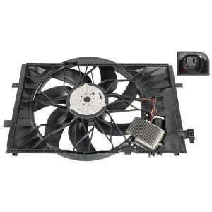 Ventilator radiator (cu carcasa) potrivit MERCEDES C (CL203), C T-MODEL (S203), C (W203), CLK (A209), CLK (C209) 1.8-5.4 05.00-03.10 - Img 1