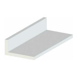 Profilo Angolare In PVC Bianco 40x10 Mm — Lunghezza 5 Metri, Per Protezione E Finiture