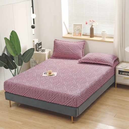 Husa cu elastic Pufoasa COCOLINO, 180x200cm + 2 fete de perna, cod produs H21-9281