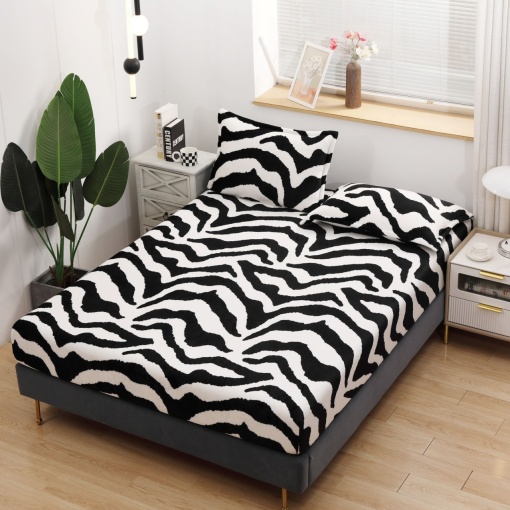 Husa cu elastic Pufoasa COCOLINO, 180x200cm + 2 fete de perna, cod produs H21-9191