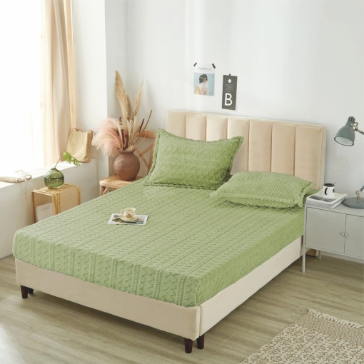 Husa cu elastic Pufoasa COCOLINO, 180x200cm + 2 fete de perna, cod produs H21-9282