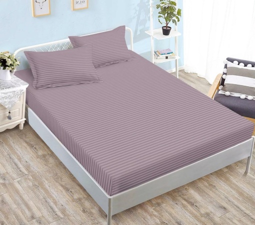 Cearsaf cu elastic tip Damasc, 180x200cm + 2 fete de perna, cod produs H21-8888