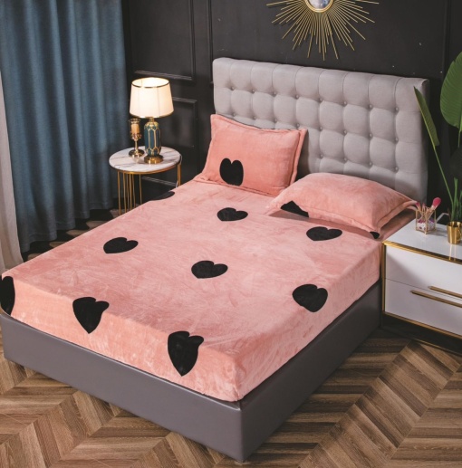 Husa cu elastic Pufoasa COCOLINO, 180x200cm + 2 fete de perna, cod produs H21-9192