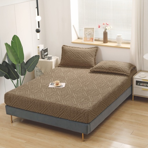Husa cu elastic Pufoasa COCOLINO, 180x200cm + 2 fete de perna, cod produs H21-9284