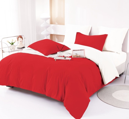 Lenjerie de pat UNI FINET SOFT pentru 2 persoane, 6 piese , cod produs H21-6758