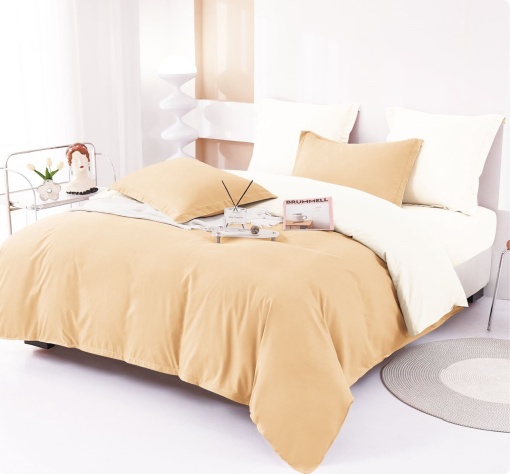 Lenjerie de pat UNI FINET SOFT pentru 2 persoane, 6 piese , cod produs H21-6763