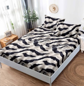 Cearsaf cu elastic Finet, 180x200cm + 2 fete de perna, cod produs H21-12093