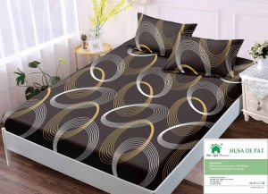 Cearsaf cu Elastic Finet, 90x200cm + 2 fete de perna, cod produs H21-6358