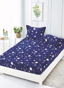 Husa cu elastic Pufoasa COCOLINO, 180x200cm + 2 fete de perna, cod produs H21-10082