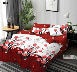 Lenjerie de pat din FINET pentru 2 persoane, 6 piese , cod produs H21-4374