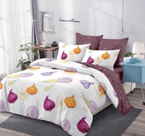 Lenjerie de pat FINET pentru 2 persoane, 6 piese, cod produs H21-11678