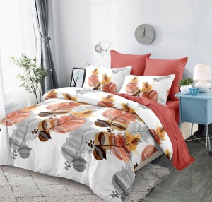 Lenjerie de pat FINET pentru 2 persoane, 6 piese, cod produs H21-11698