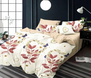Lenjerie de pat FINET pentru 2 persoane, 6 piese , cod produs H21-7788