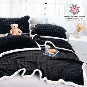 Patura Cocolino Pufoasa 200x230cm + 2 fete de Perna, cod produs H21-10459