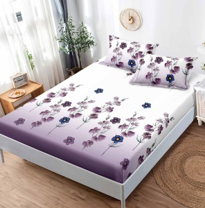 Cearsaf cu elastic Finet, 180x200cm + 2 fete de perna, cod produs H21-12001