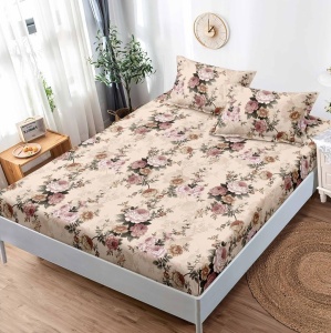 Cearsaf cu elastic Finet, 180x200cm + 2 fete de perna, cod produs H21-12011