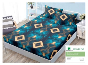 Cearsaf cu Elastic Finet, 180x200cm + 2 fete de perna, cod produs H21-12437