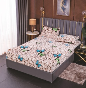 Husa cu elastic Pufoasa COCOLINO, 180x200cm + 2 fete de perna, cod produs H21-10079