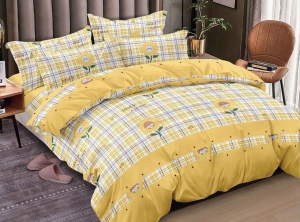 Lenjerie de pat din FINET pentru 2 persoane, 6 piese , cod produs H21-6127