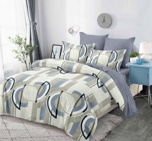 Lenjerie de pat FINET cu ELASTIC 180x200, 6 piese, cod produs H21-11958