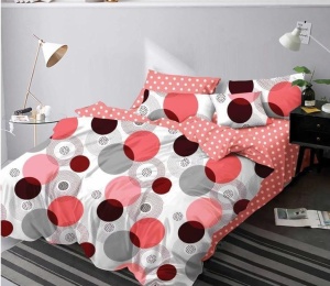 Lenjerie de pat FINET pentru 2 persoane, 6 piese , cod produs H21-10205