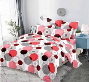 Lenjerie de pat FINET pentru 2 persoane, 6 piese , cod produs H21-12045