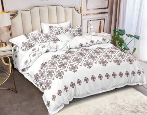 Lenjerie de pat FINET pentru 2 persoane, 6 piese , cod produs H21-7910